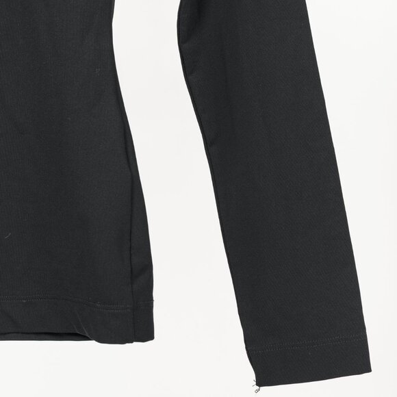 Moschino Jeans Black Jersey Printed Fur-Heart Long-Sleeve Top - Picture 7 of 11